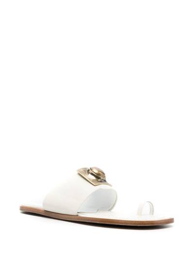 Etro ball-stud toe-strap sandals outlook