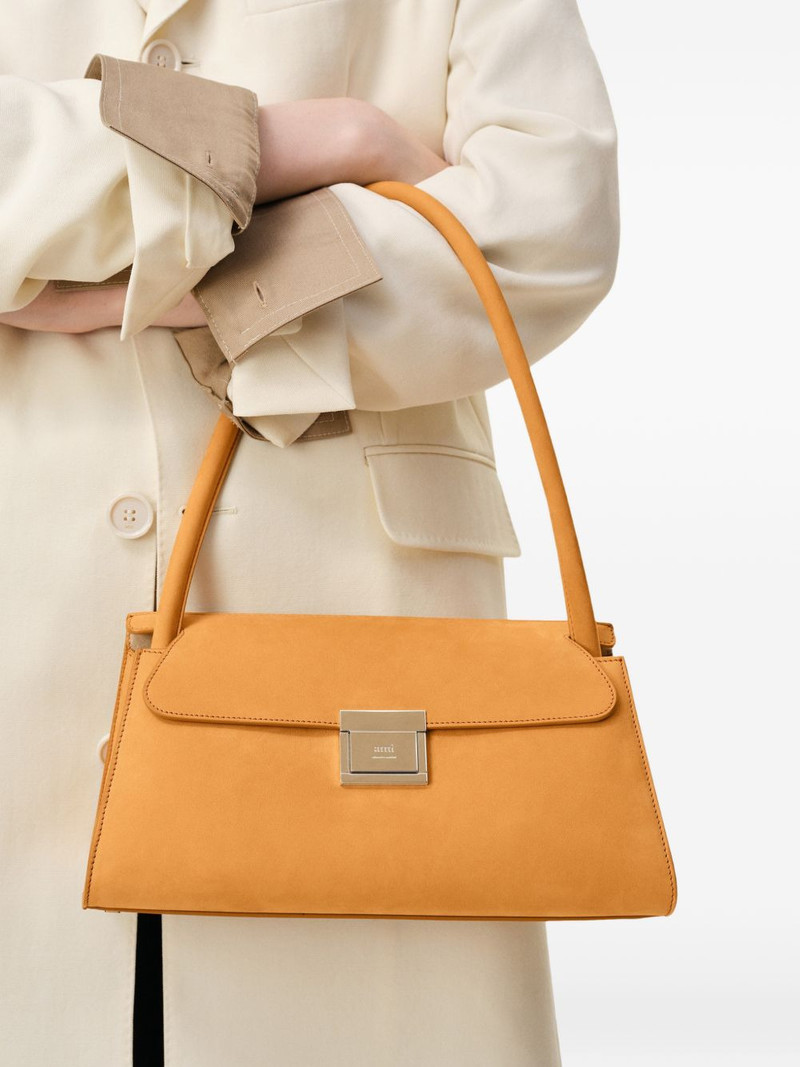 AMI Paris mini Mimi smooth-leather tote bag outlook