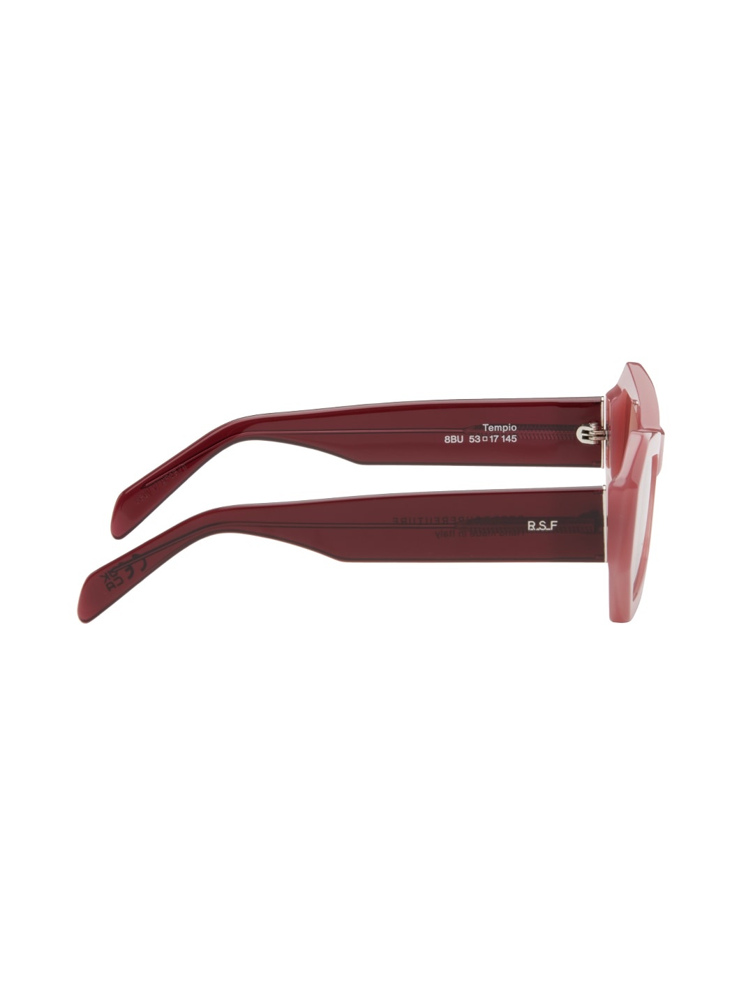 Pink & Burgundy Tempio Sunglasses - 2