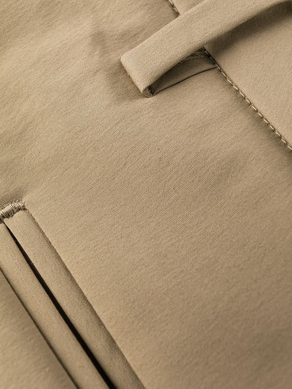 darted straight-leg trousers - 6