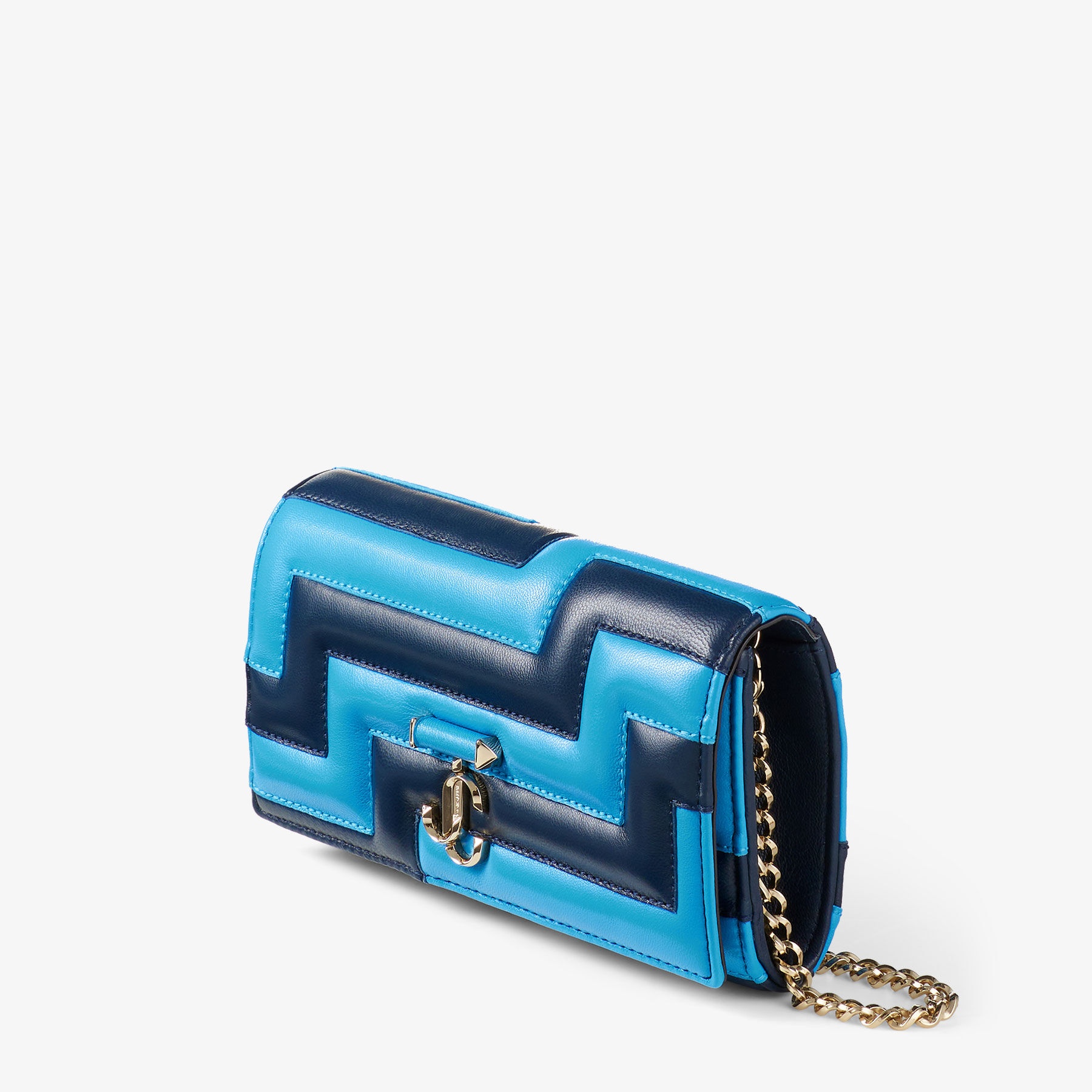 Avenue Wallet with Chain
Navy and Sky Avenue Nappa Leather Wallet with Chain - 2