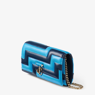 JIMMY CHOO Avenue Wallet with Chain
Navy and Sky Avenue Nappa Leather Wallet with Chain outlook