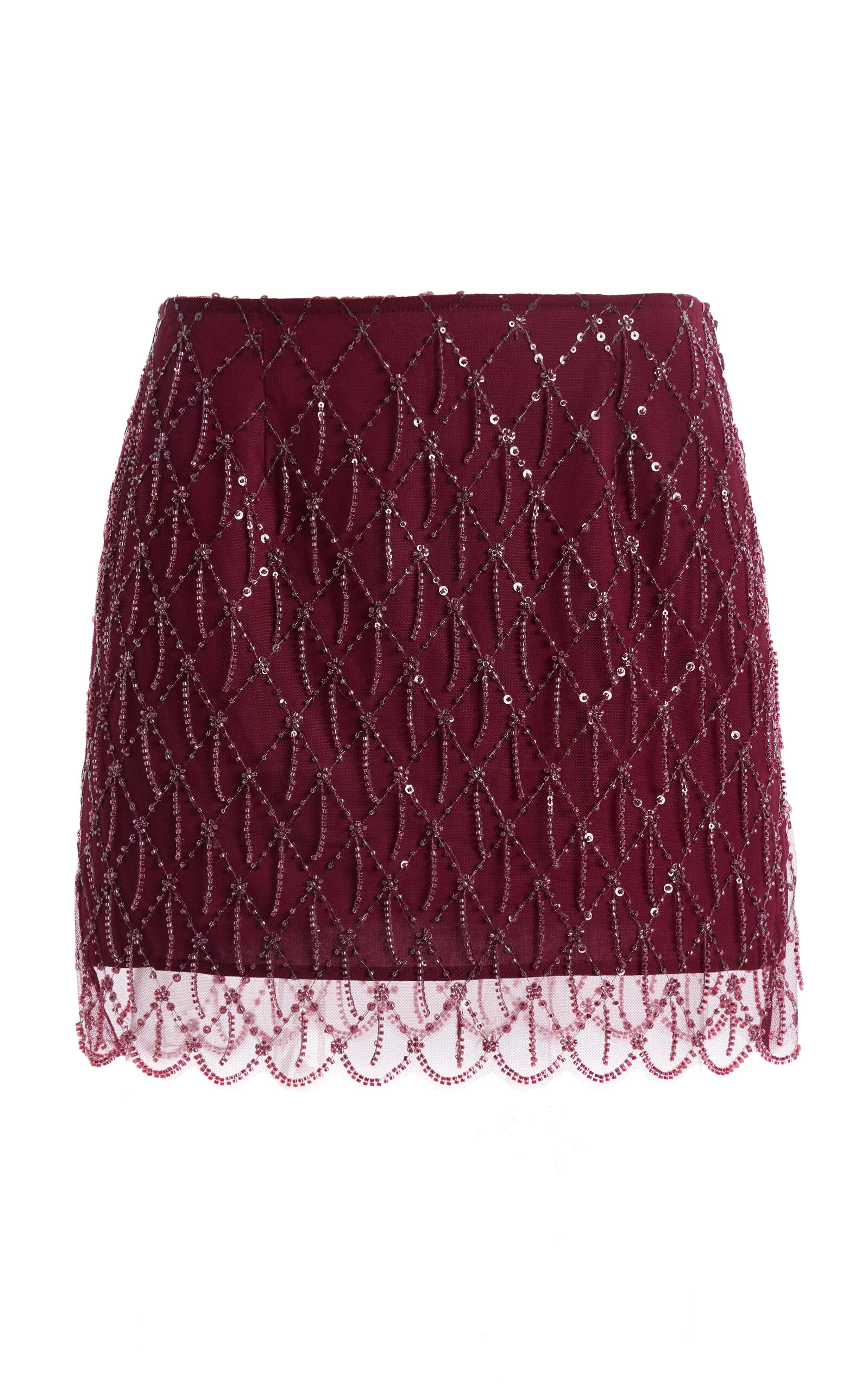 Sequined Mini Skirt - 1