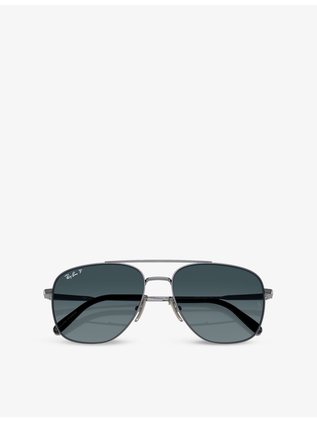 RB8097 Square-Shape Titanium Sunglasses - 5