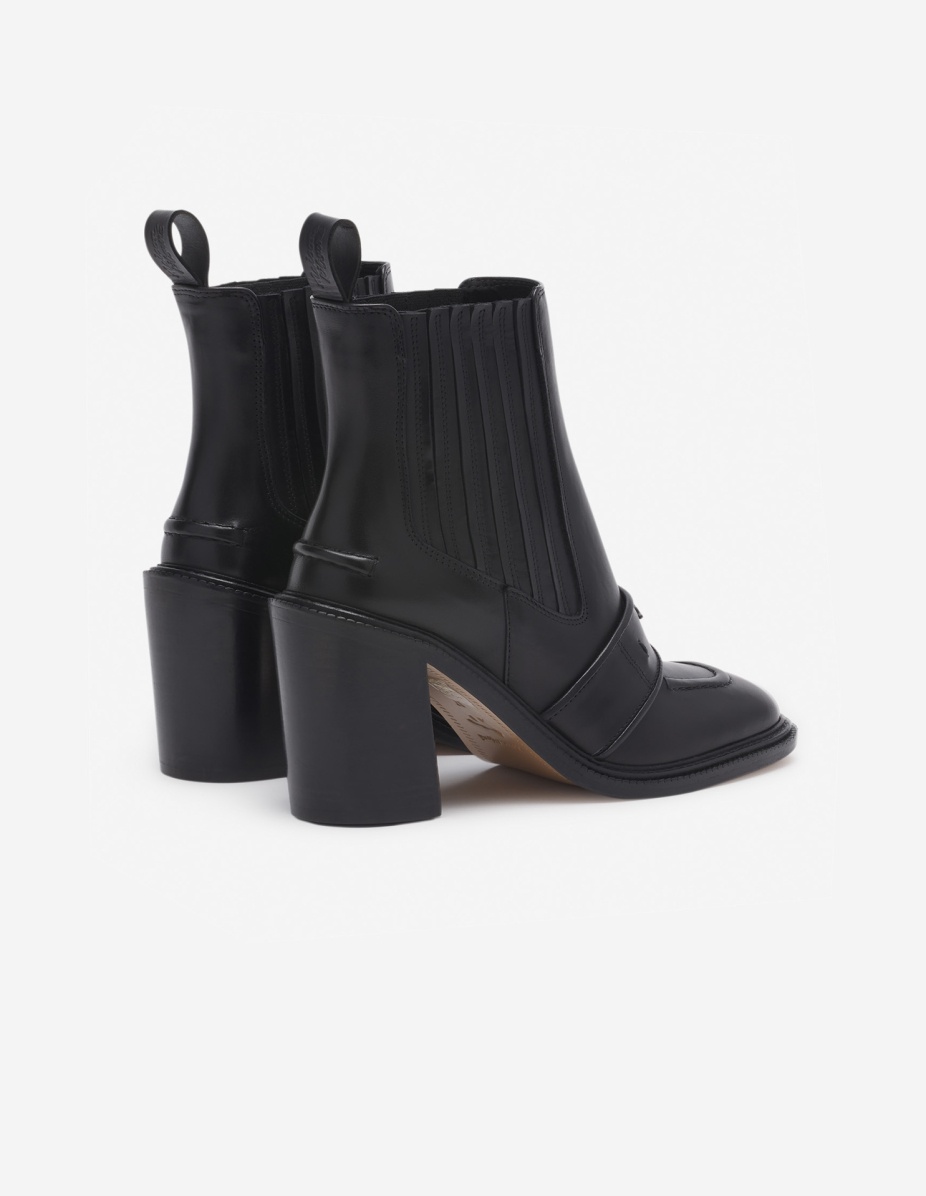 LEATHER LOAFER BOOTS - 4