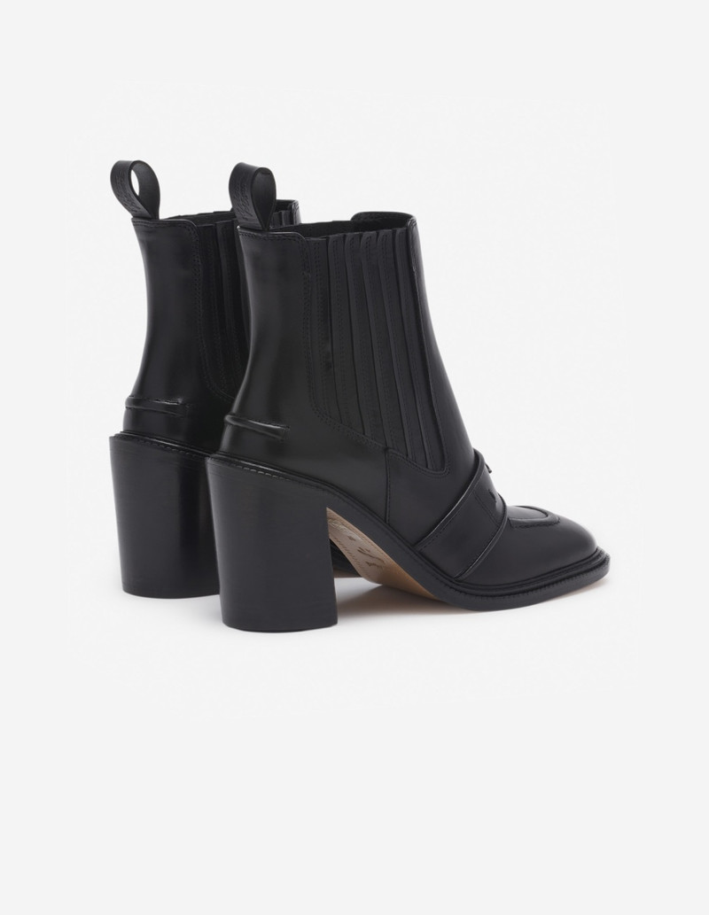 LEATHER LOAFER BOOTS 4