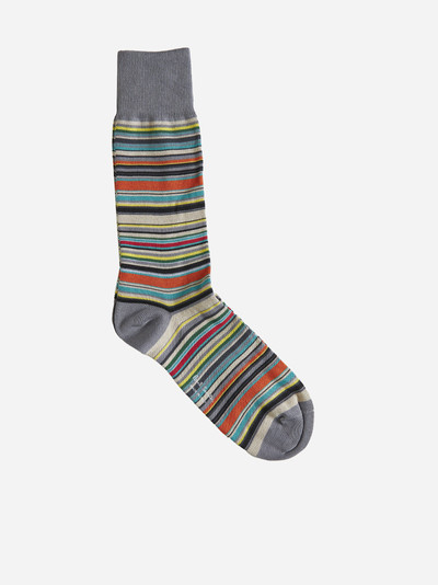 Paul Smith Set of 3 striped cotton blend socks outlook