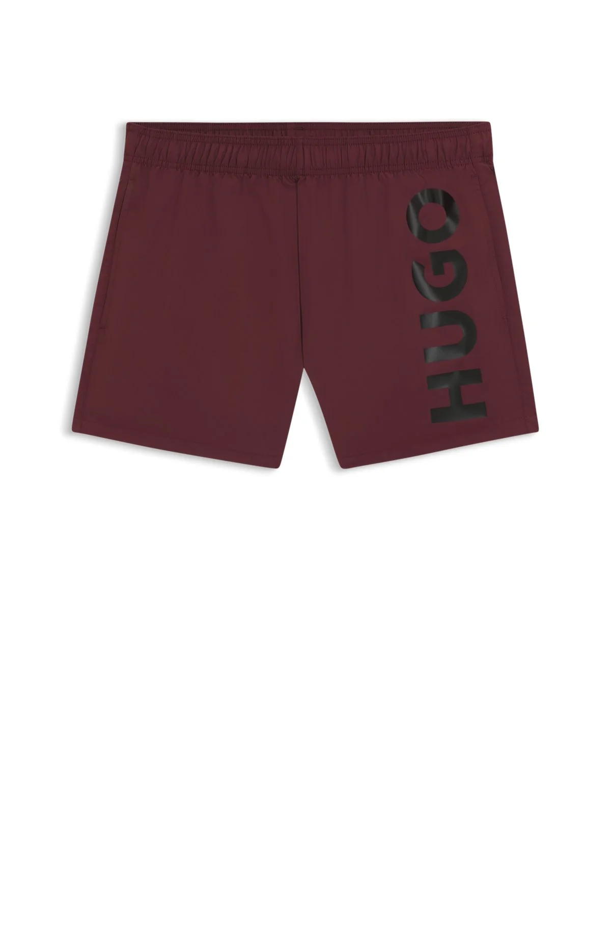 SWIM SHORTS WITH VERTICAL LOGO PRINT - 1
