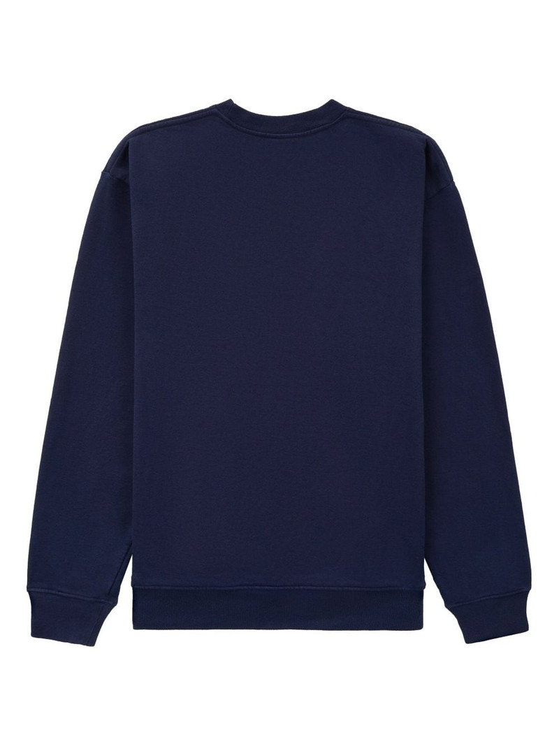 Sporty & Rich Wellness crew-neck cotton sweatshirt outlook