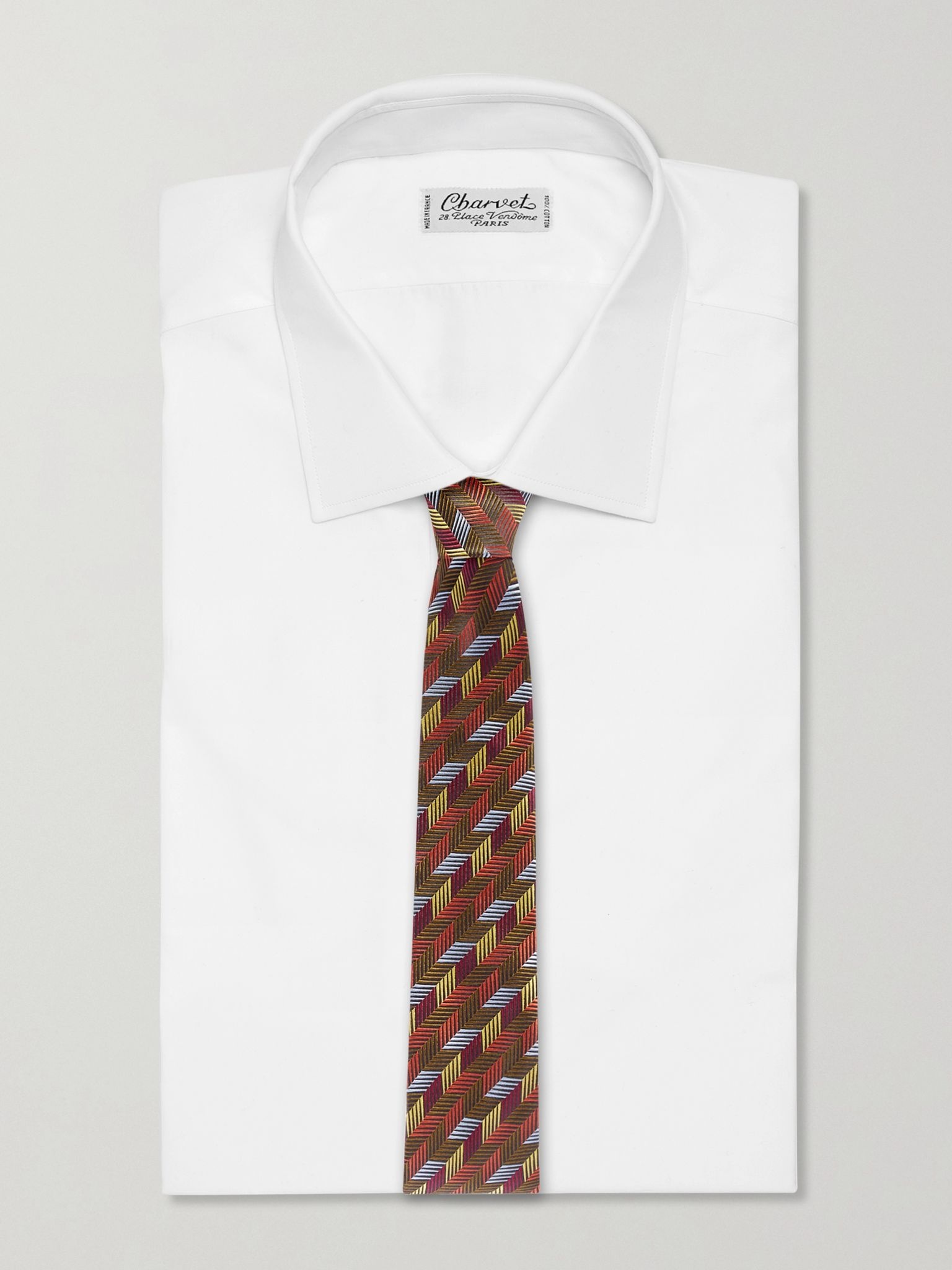 7cm Silk-Jacquard Tie - 2