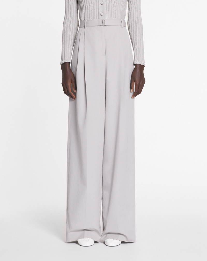 DARTED COTTON PANTS 3