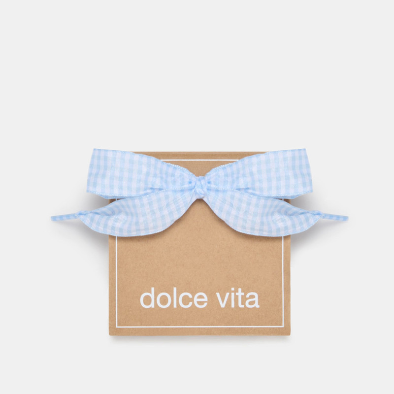 GINGHAM LACE BLUE MULTI 1