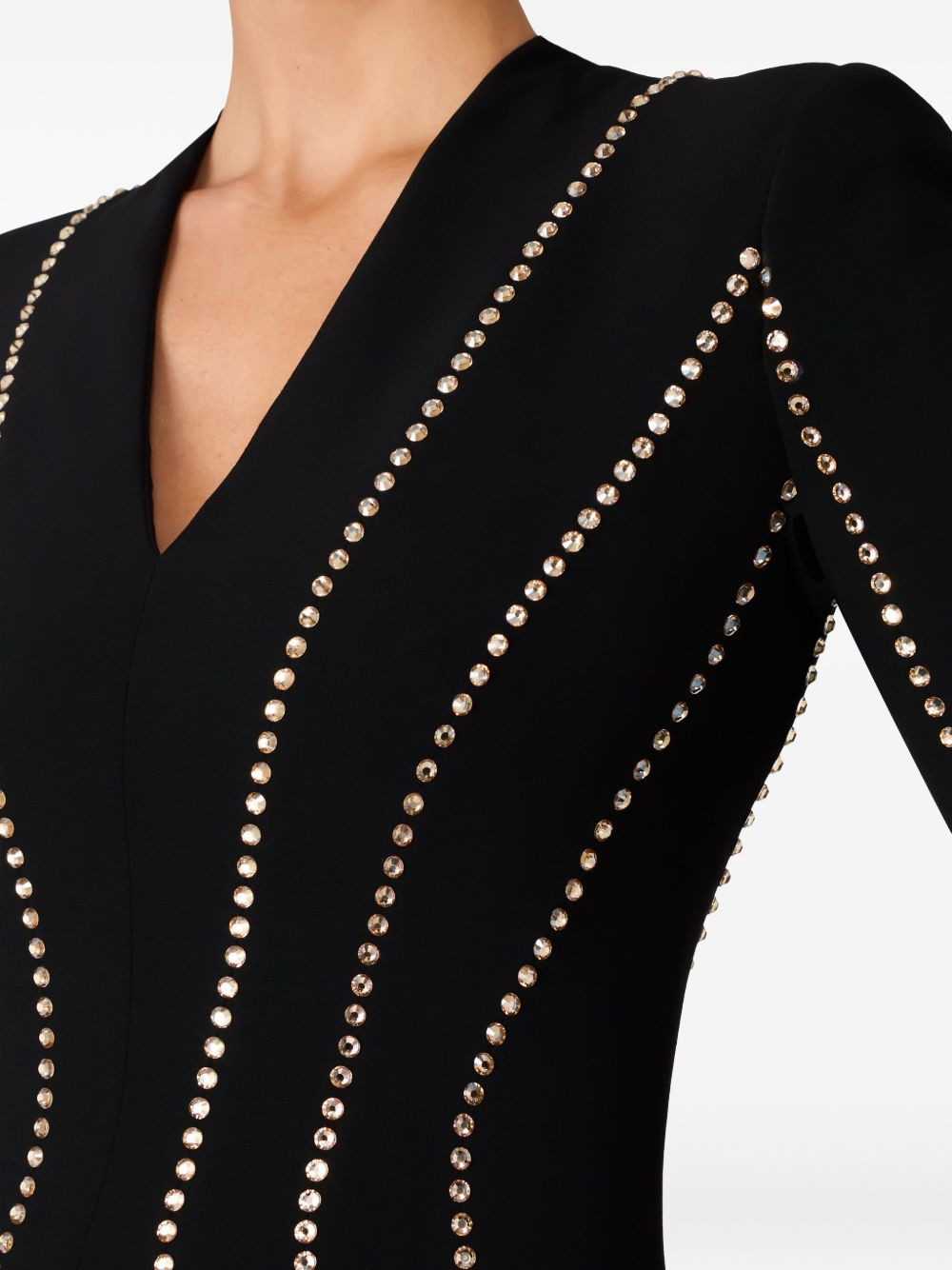 Victoire rhinestone-embellished maxi gown - 4