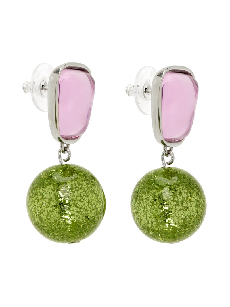MONDO MONDO Pink & Green Acme Earrings outlook