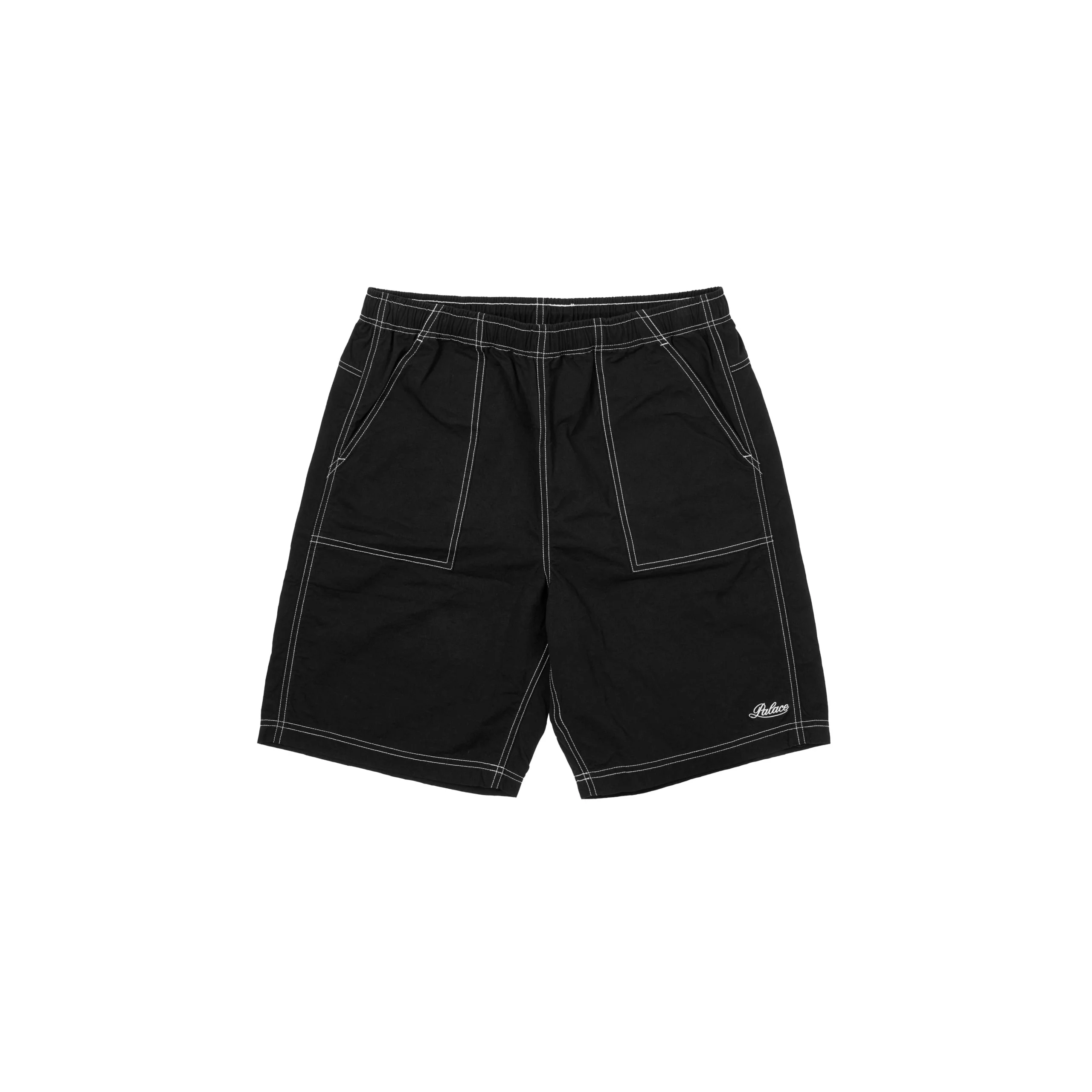 RINSED SHORT BLACK - 1