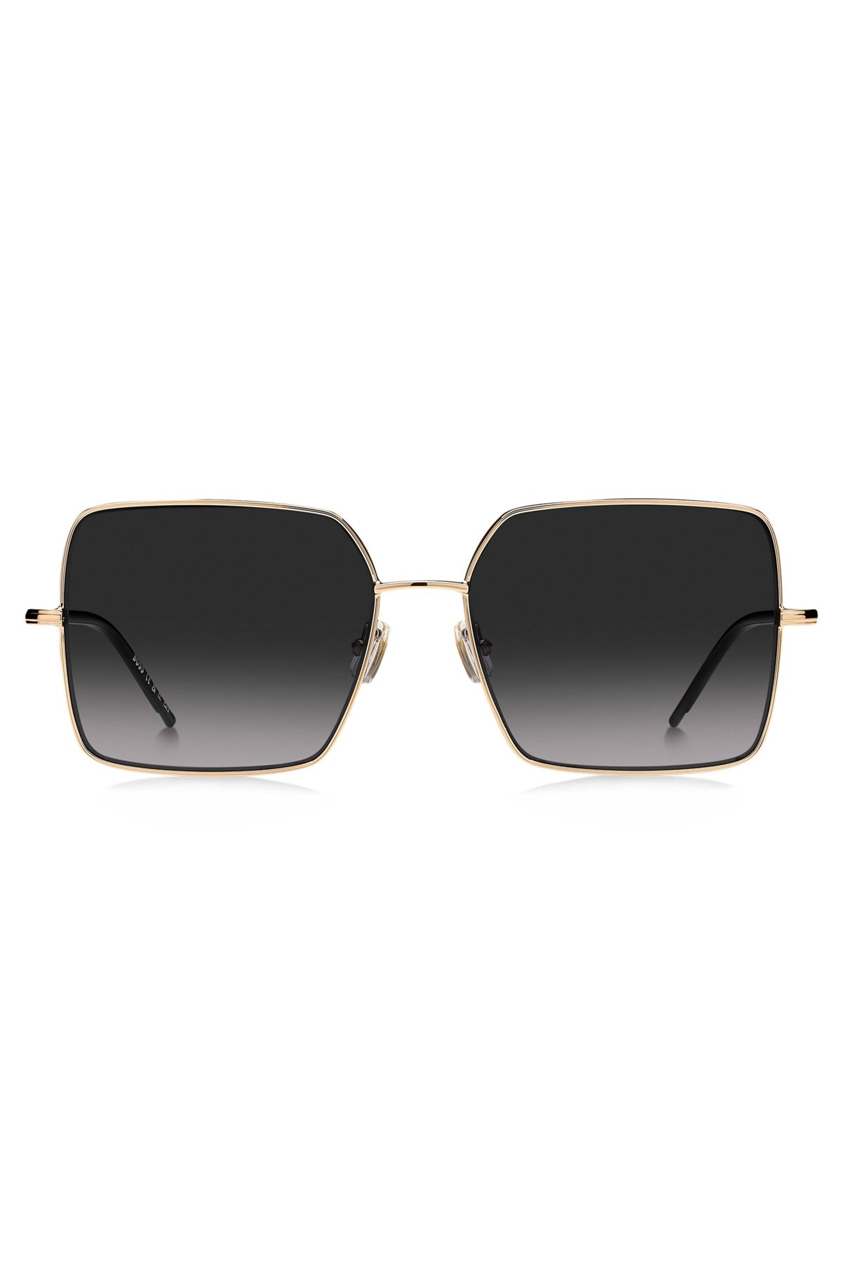 GOLD-TONE SUNGLASSES WITH BLACK END-TIPS - 3