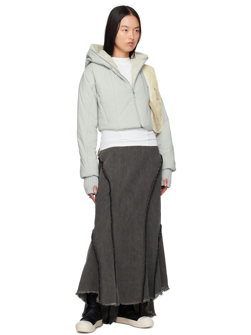 Gray Padded Jacket - 5