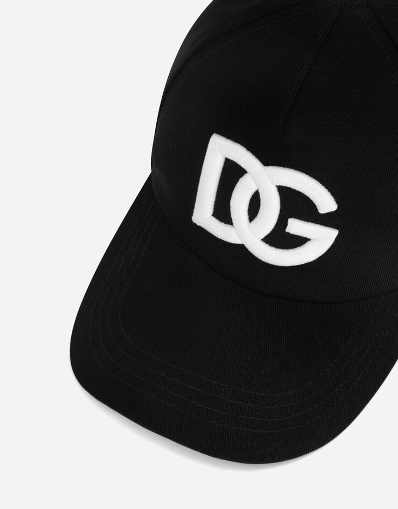 Dolce & Gabbana Cotton baseball cap with DG embroidery outlook