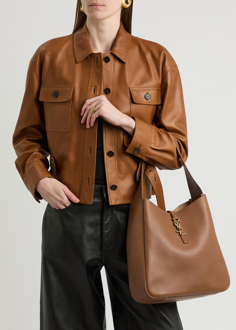 Saint Laurent Le 5 à 7 Large Leather Hobo bag - 5