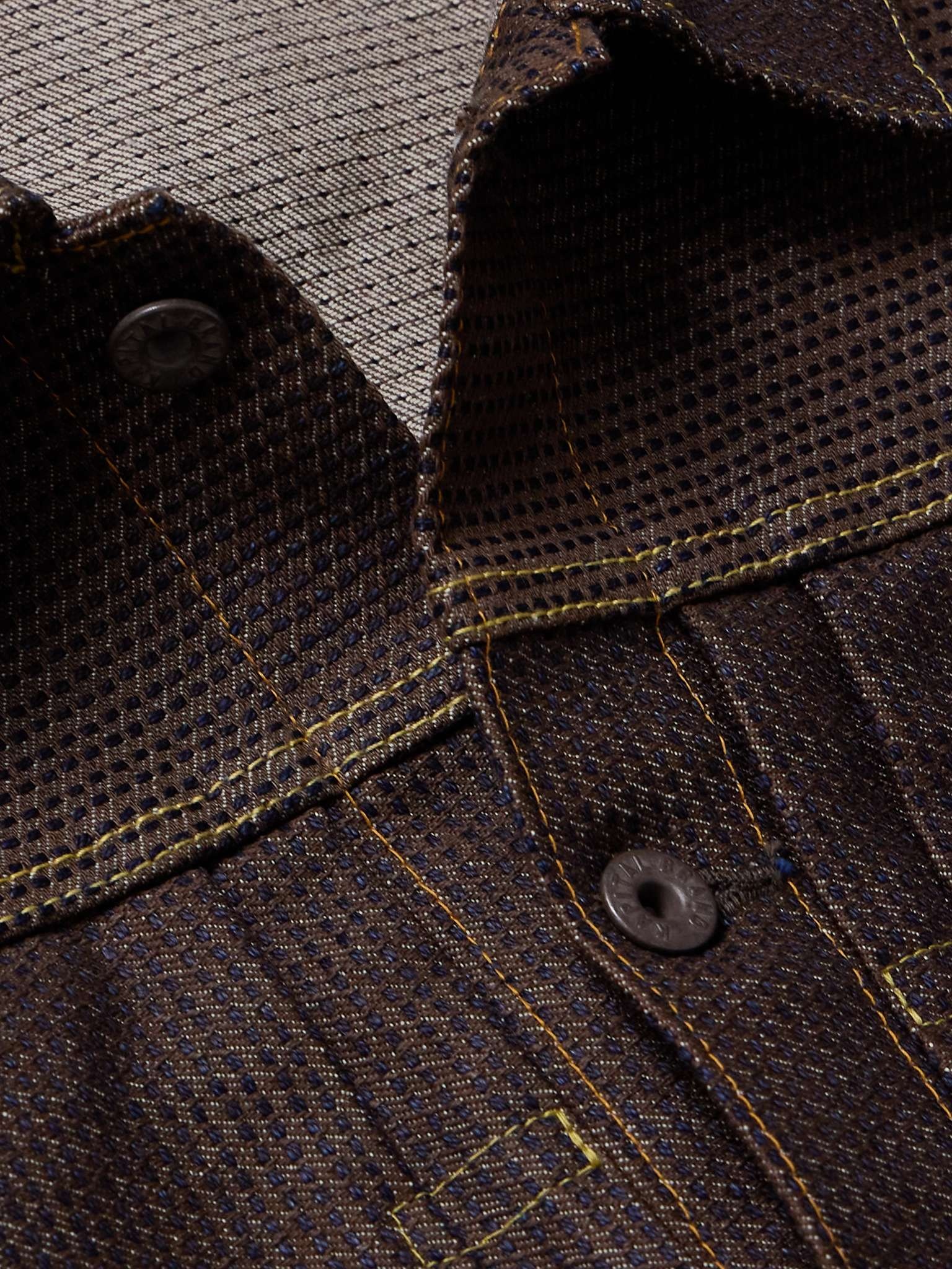 Sashiko Denim Trucker Jacket - 6