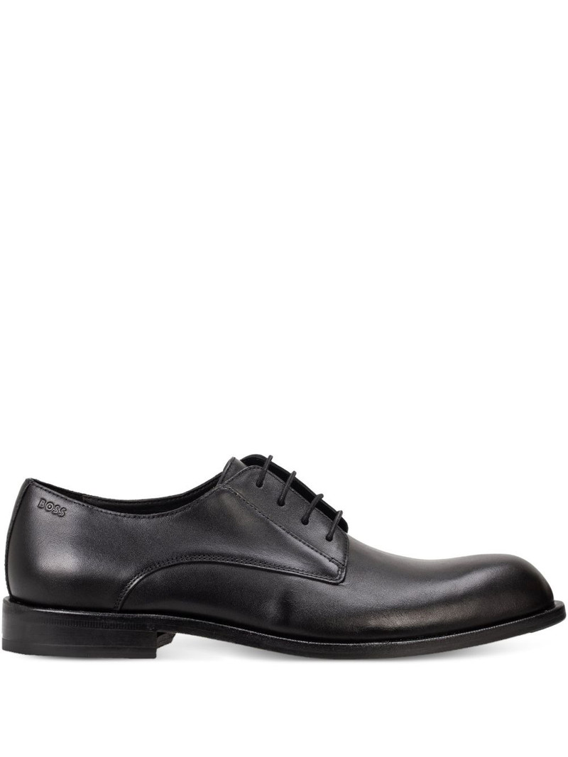 lace-up leather derby shoes 1