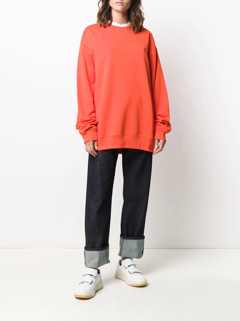 cotton oversized sweatshirt - 3