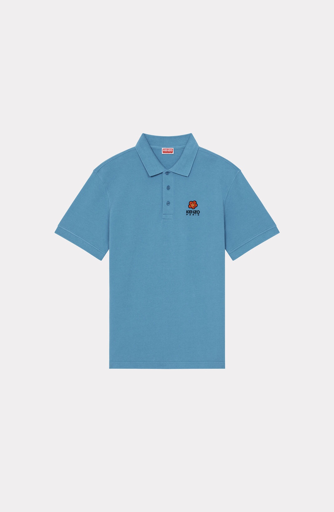 'BOKE FLOWER' crest polo shirt - 1