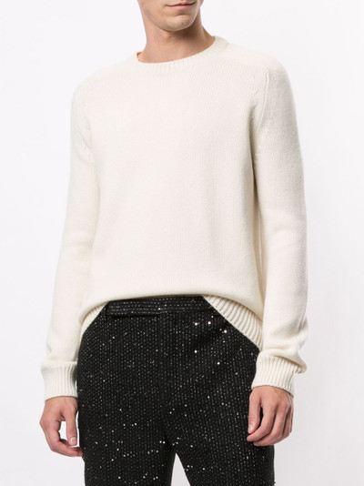 SAINT LAURENT cashmere crew neck jumper outlook