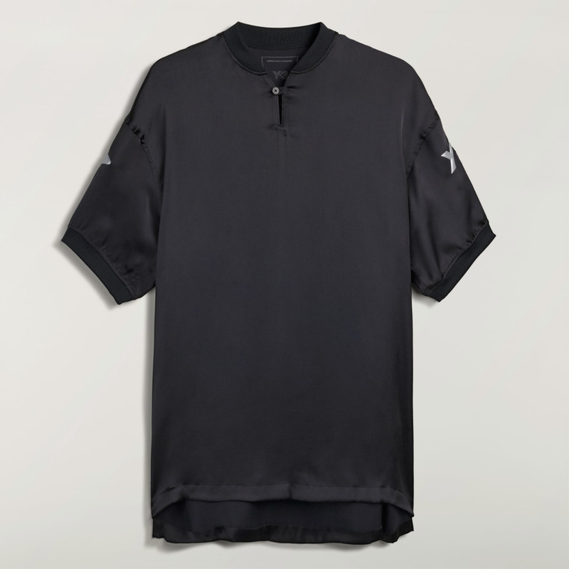 Y-3 LIQUID LOGO SATIN JERSEY 1