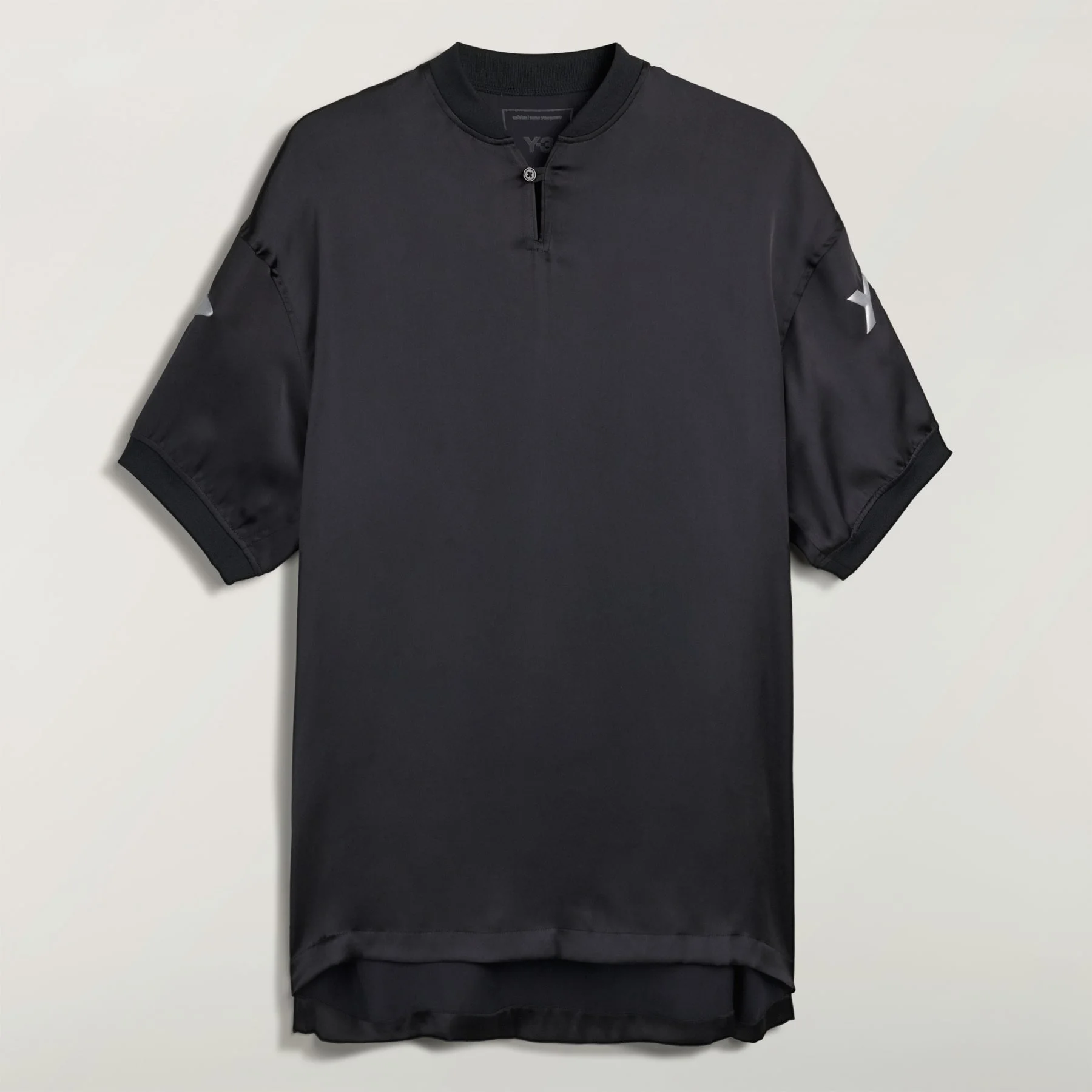 Y-3 LIQUID LOGO SATIN JERSEY - 1