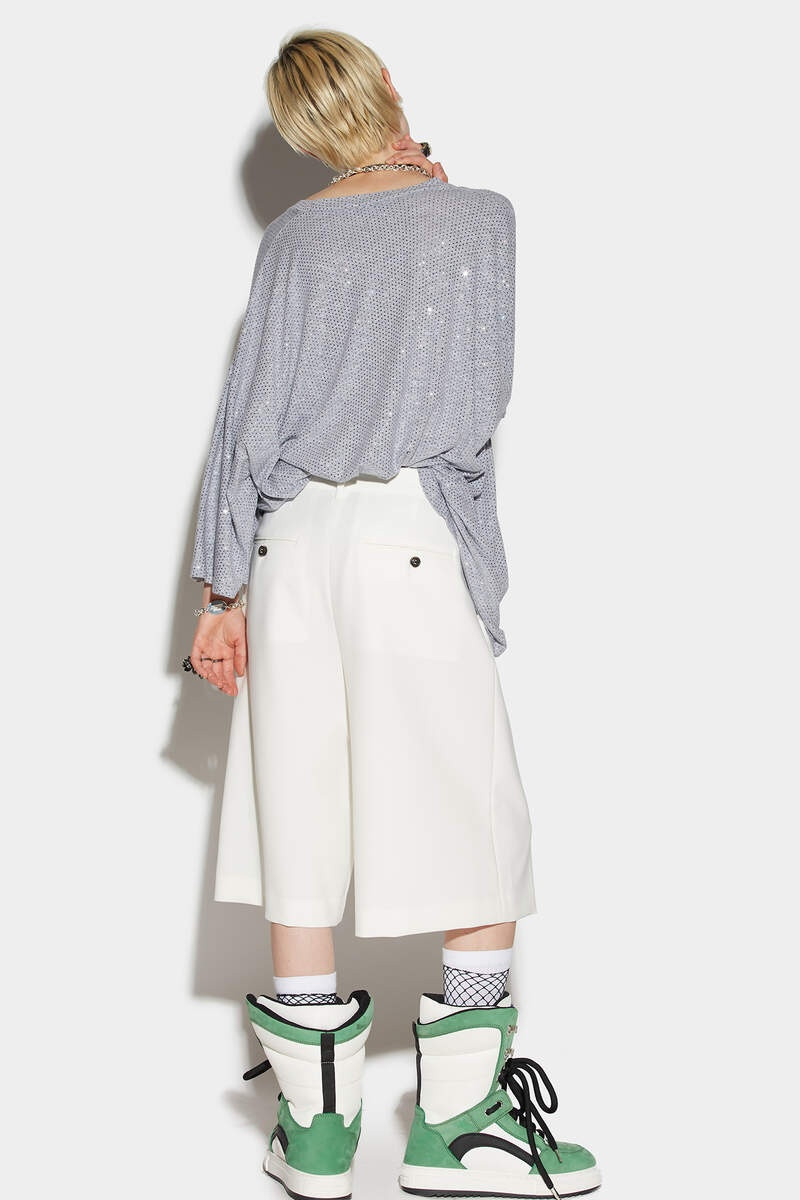 DSQUARED2 CROPPED-LEG CULOTTES outlook