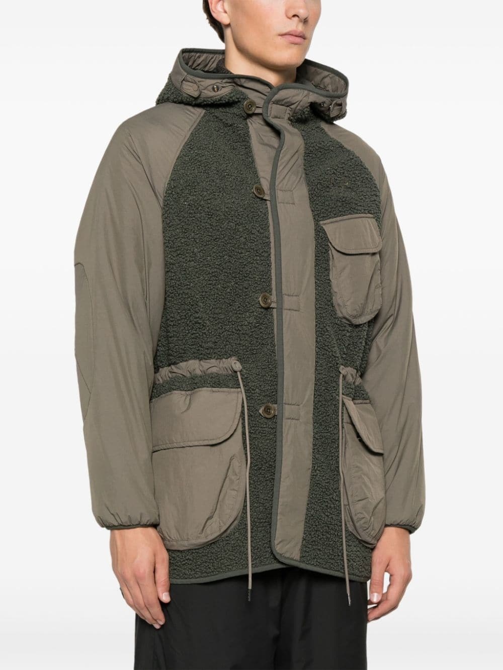 faux-shearling hooded jacket - 3