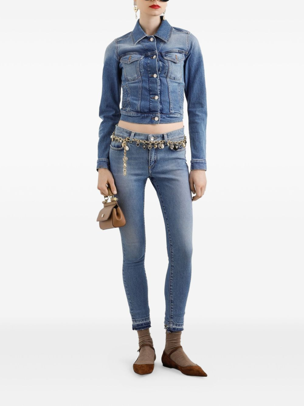 frayed-hem jeans - 2