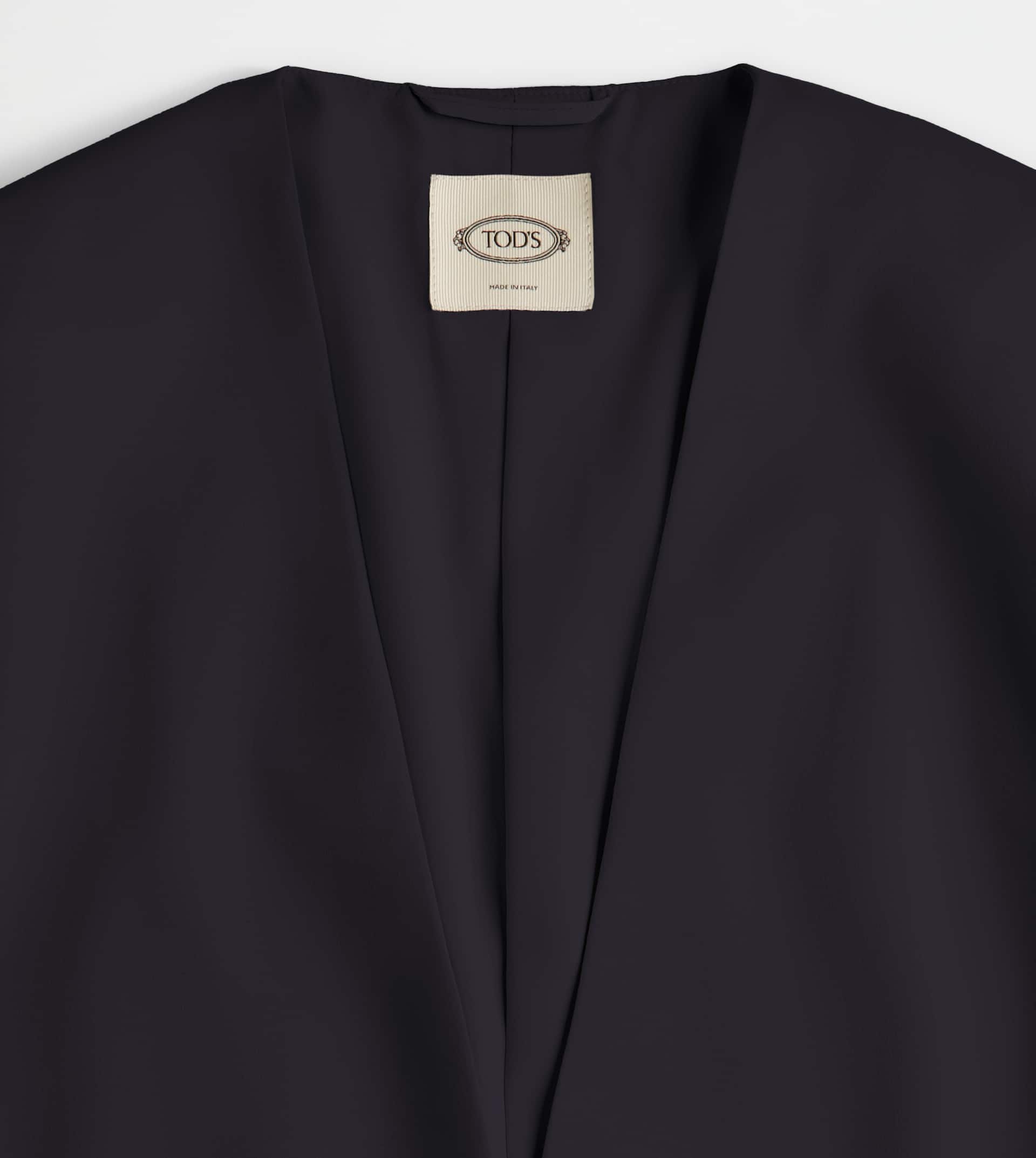 BLAZER IN WOOL - BLACK - 3
