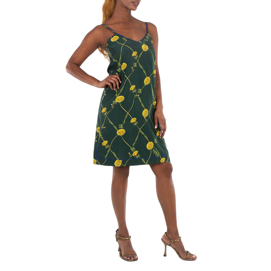 Burberry Dandelion Print Silk Dress - 6