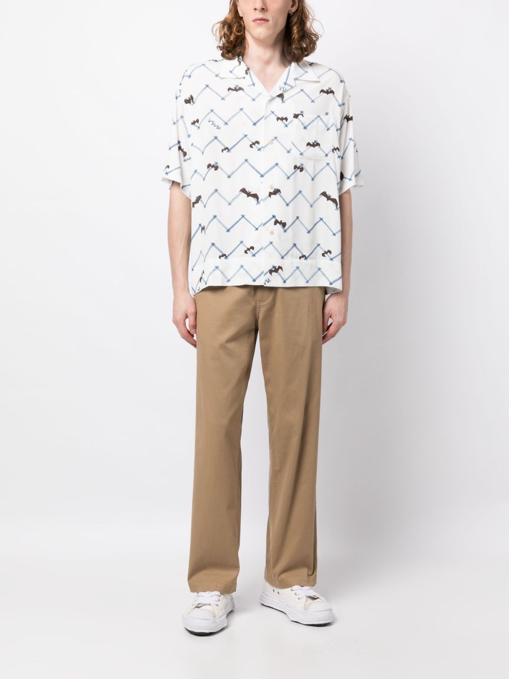 graphic-print short-sleeve shirt - 2