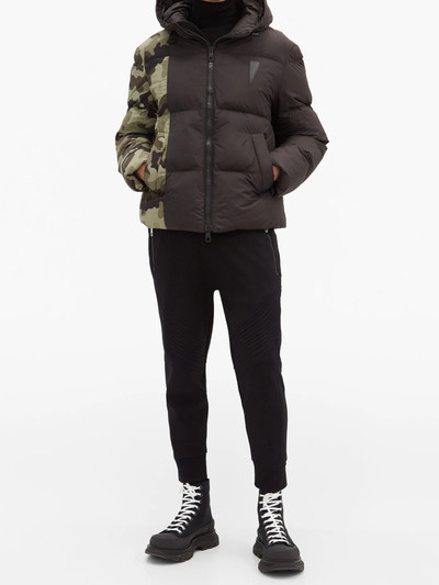 Neil Barrett Camouflage-panelled padded jacket outlook