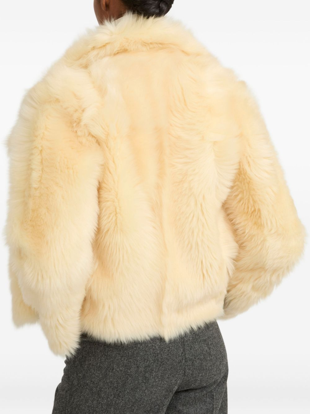 Toscana lambskin fur-collar jacket - 4