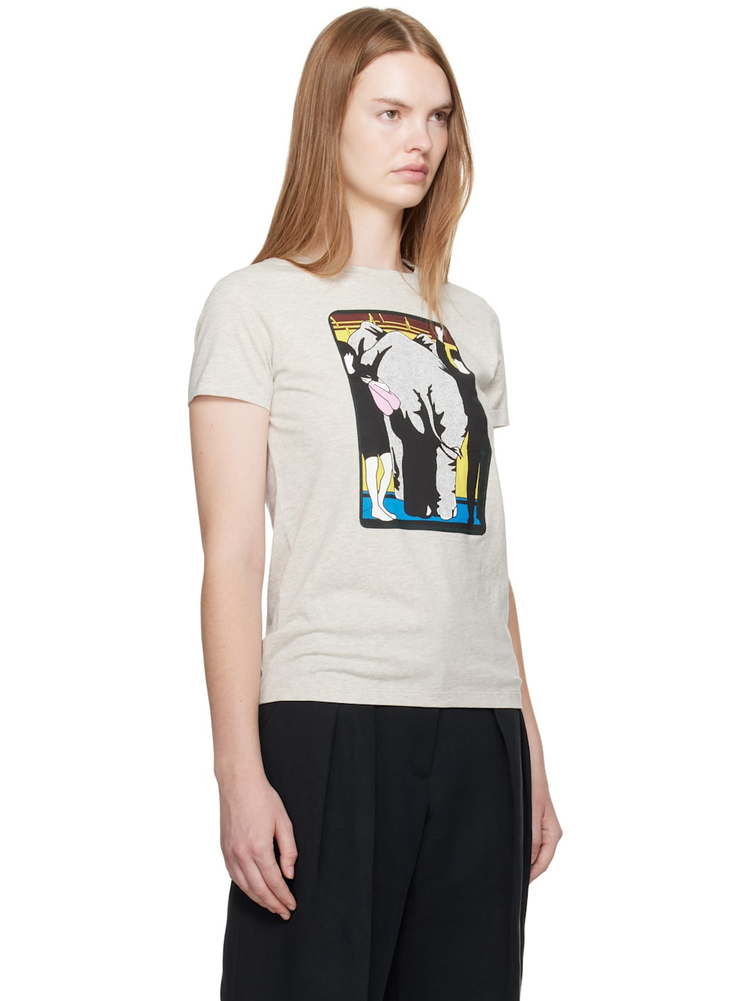 Gray Kenzo Paris 'Kenzo City' Classic T-shirt - 2