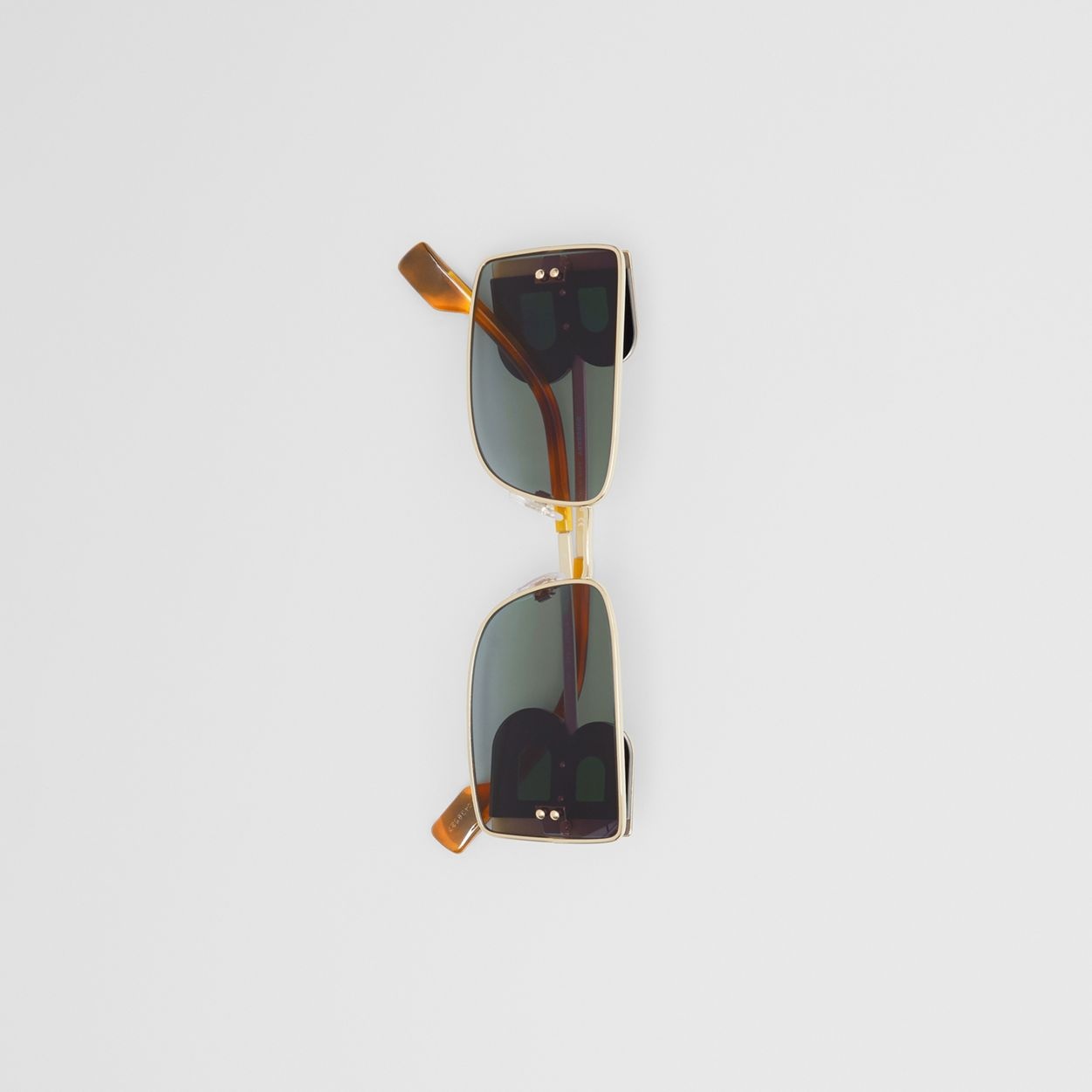 ‘B’ Lens Detail Rectangular Frame Sunglasses - 5