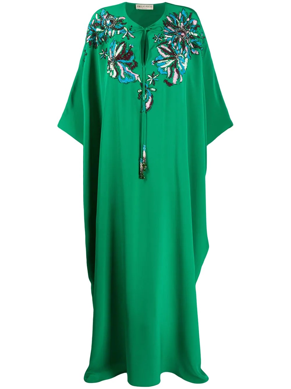 long beaded kaftan - 1