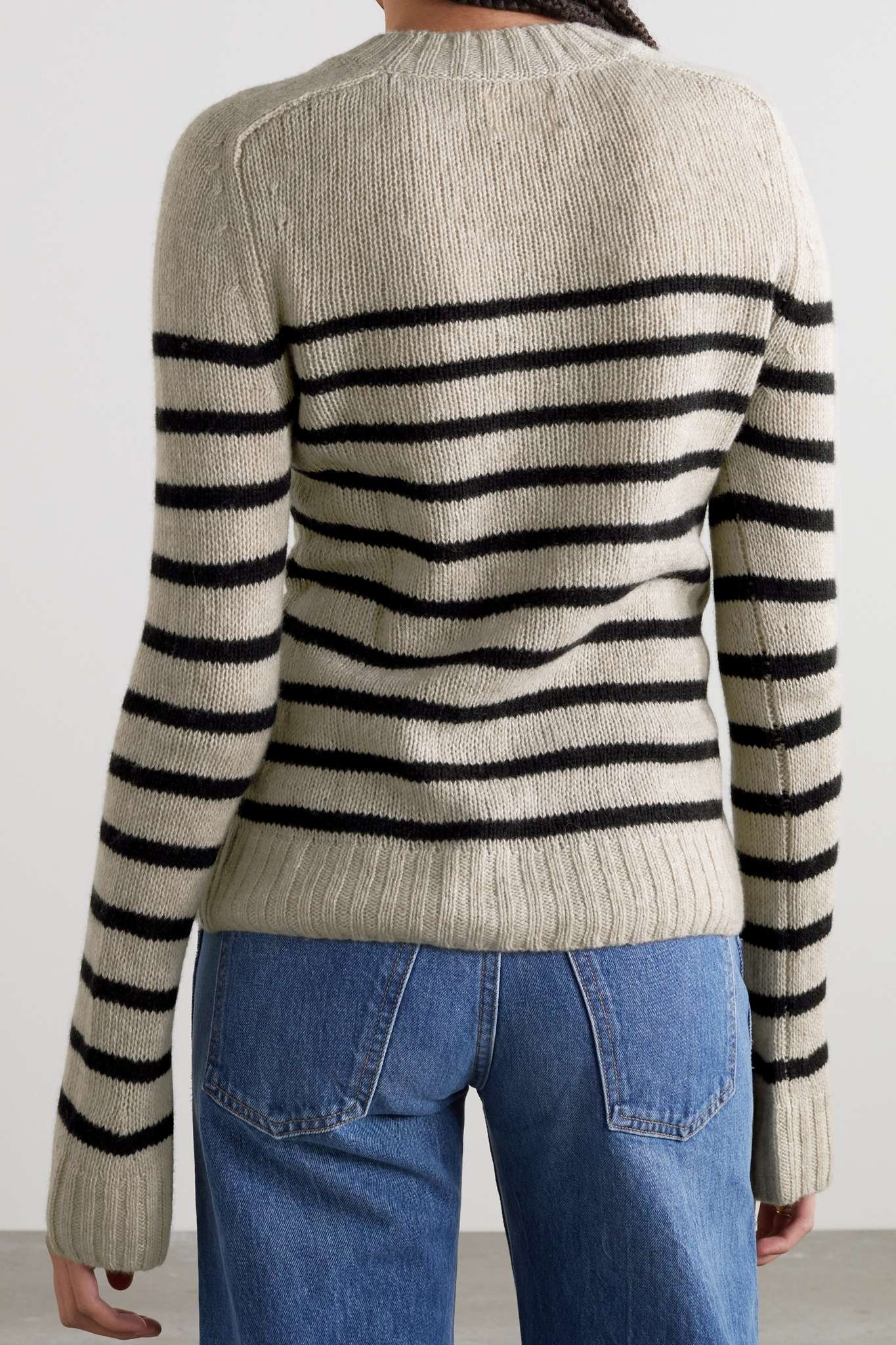 Tilda striped cashmere sweater - 4