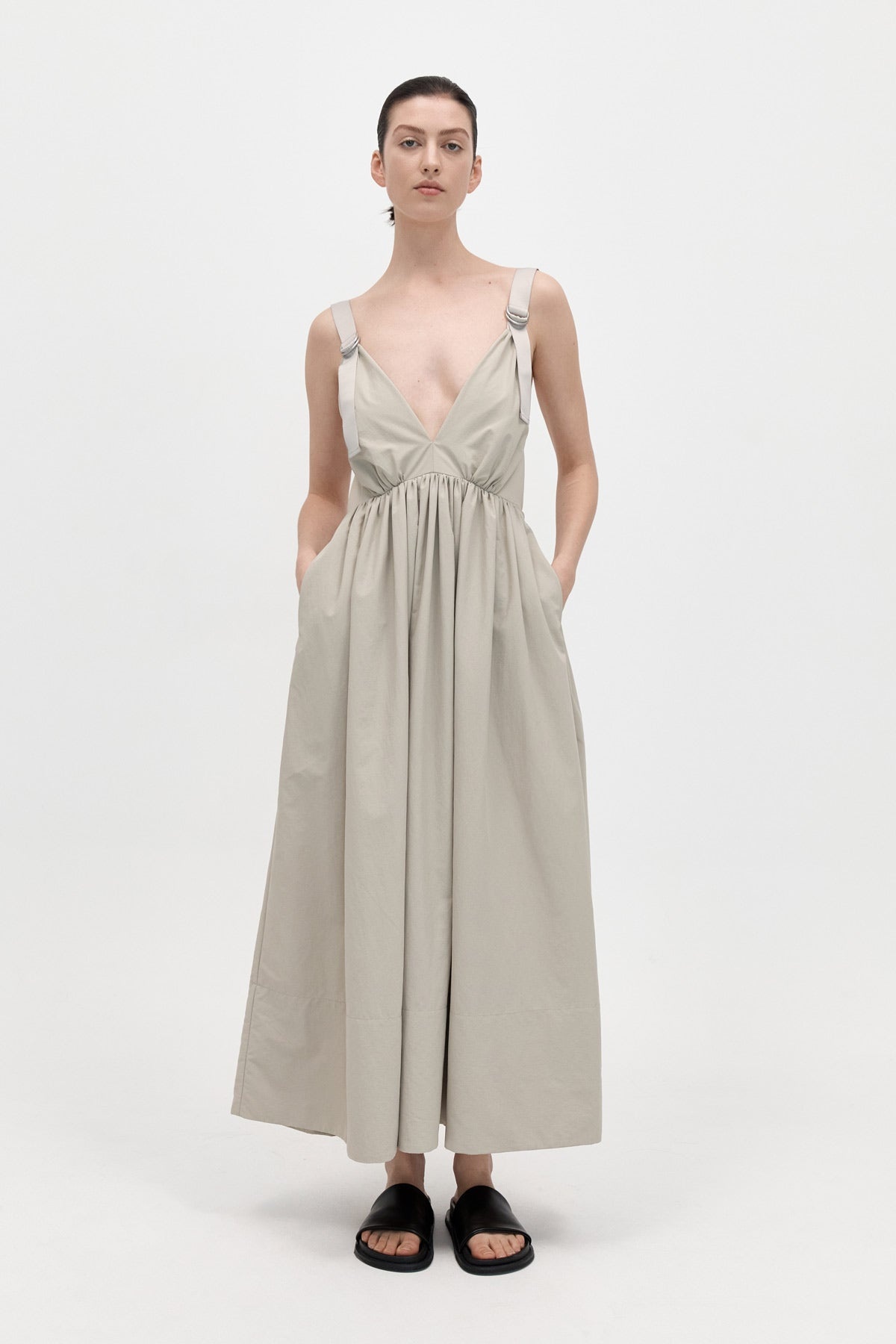 Plunge Sun Dress - Birch - 1