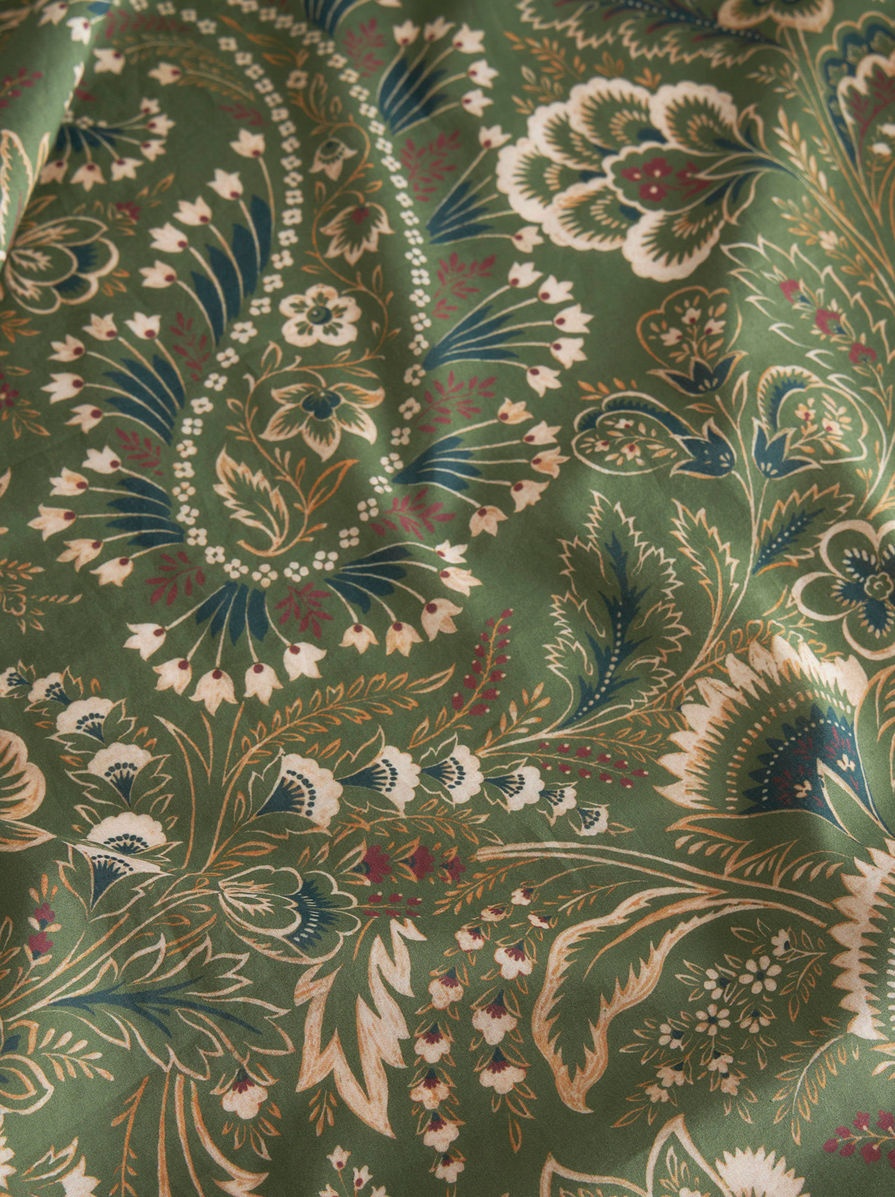 FLORAL PAISLEY COTTON SHIRT - 7