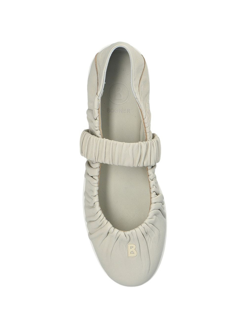 Vienna ruched strap ballet flat 4