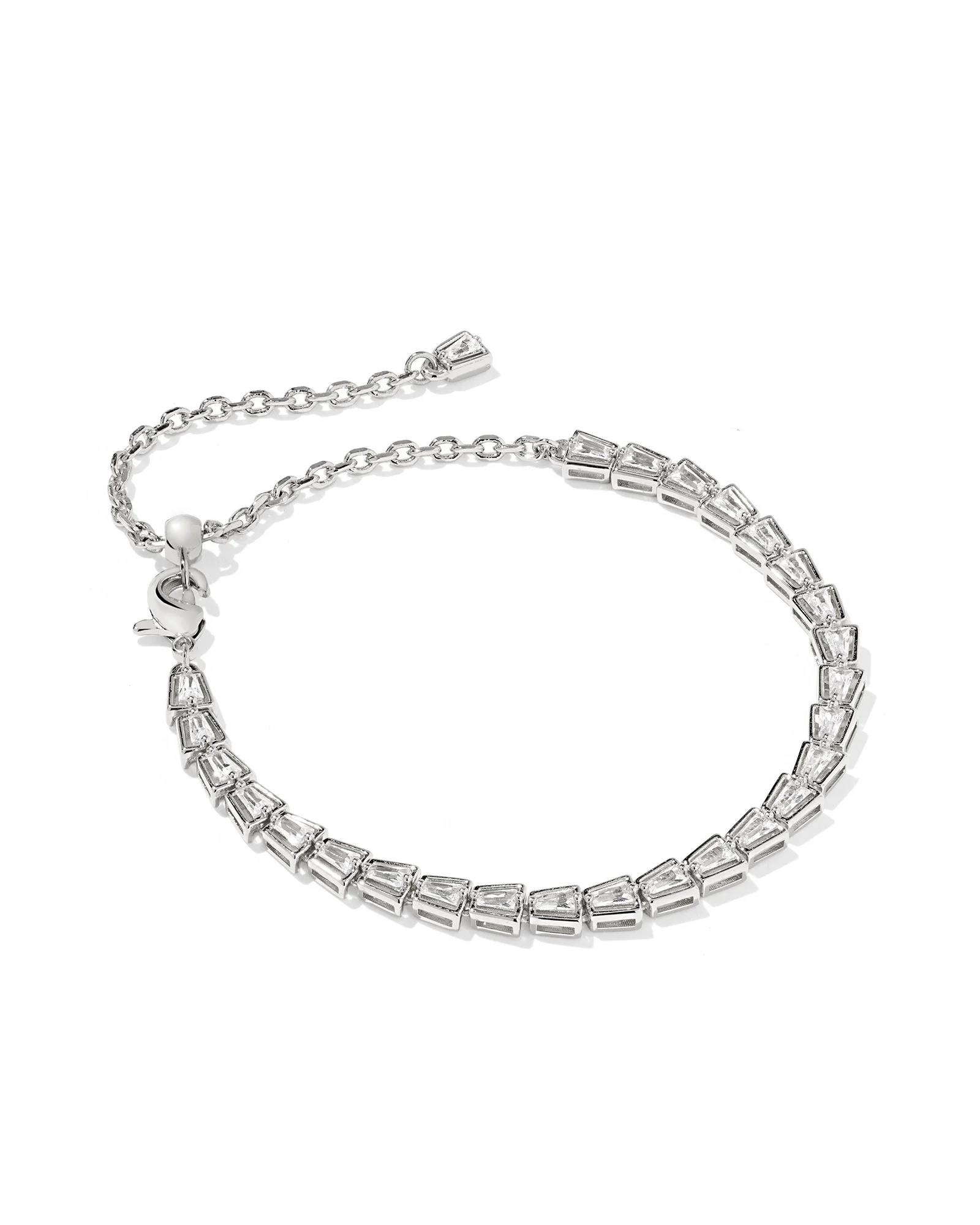 Bella Silver Tennis Bracelet - 1