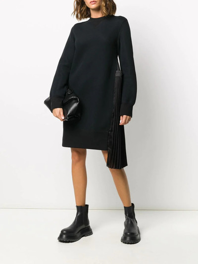 sacai side-drawstring midi dress outlook