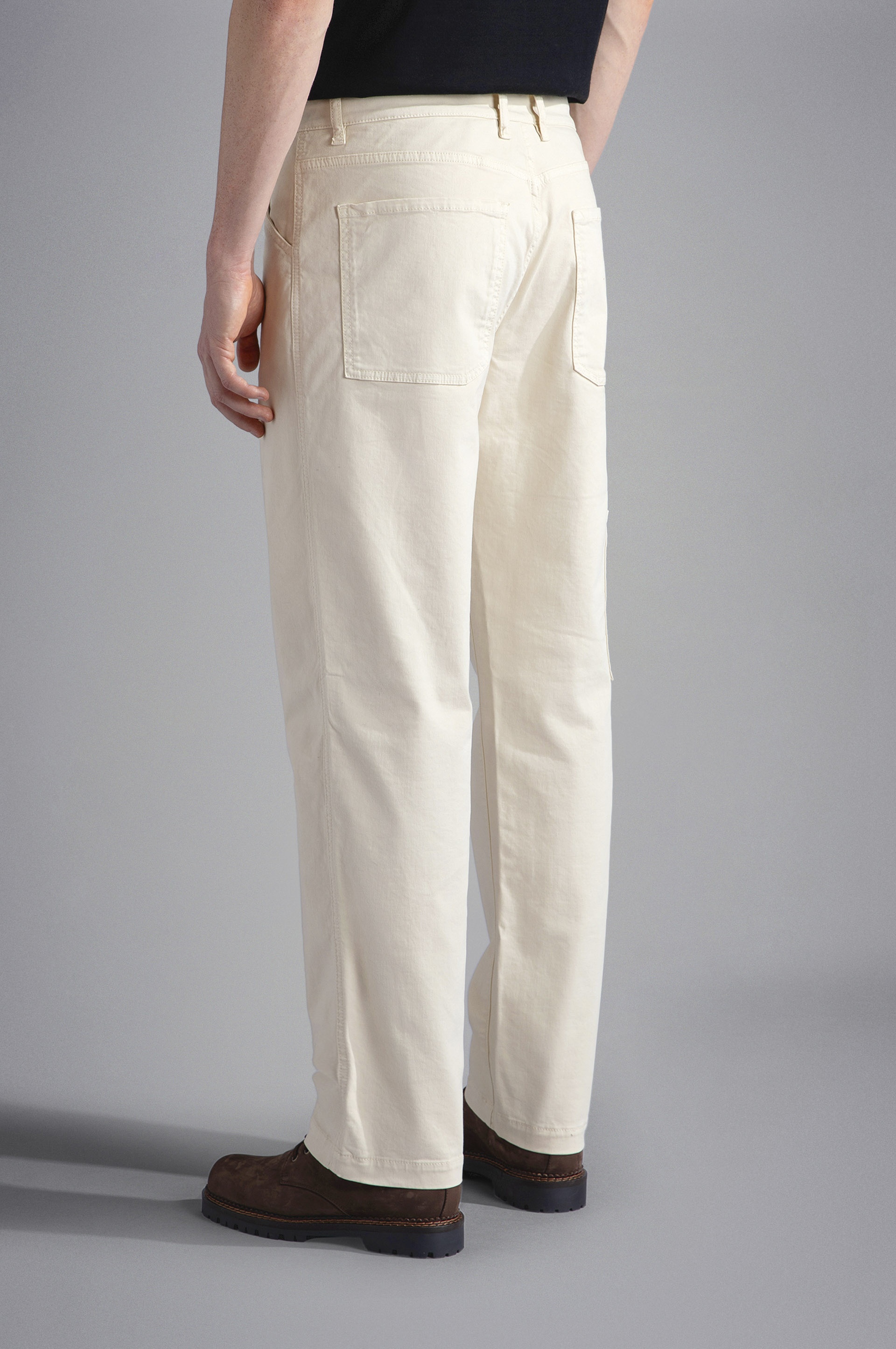 STRETCH COTTON CARPENTER TROUSERS - 3