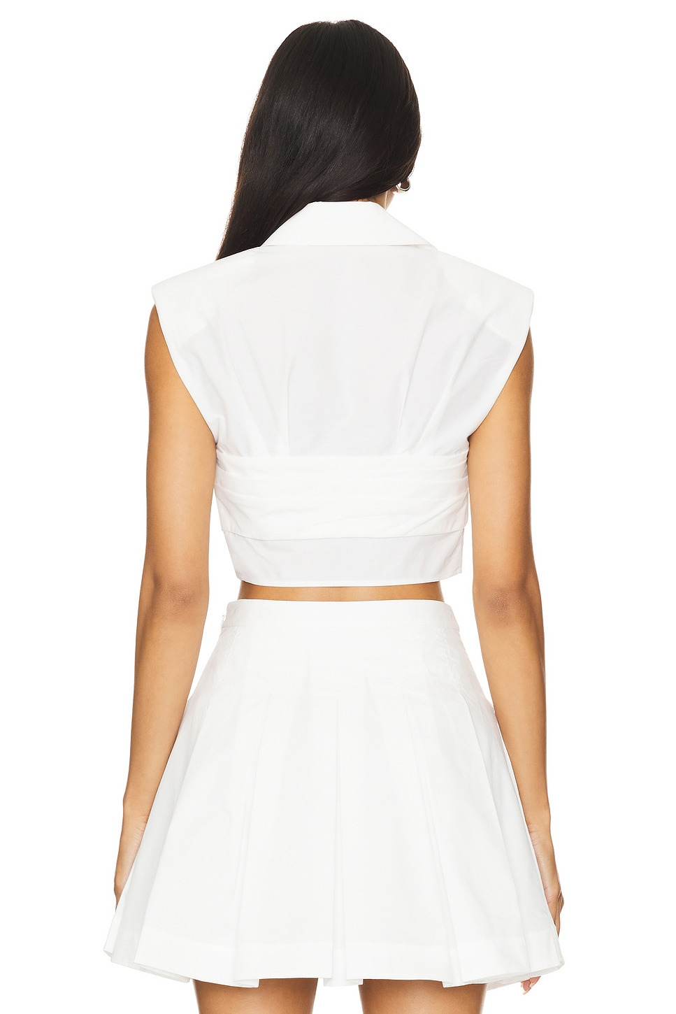 Emie Cropped Box Sleeve Top - 3