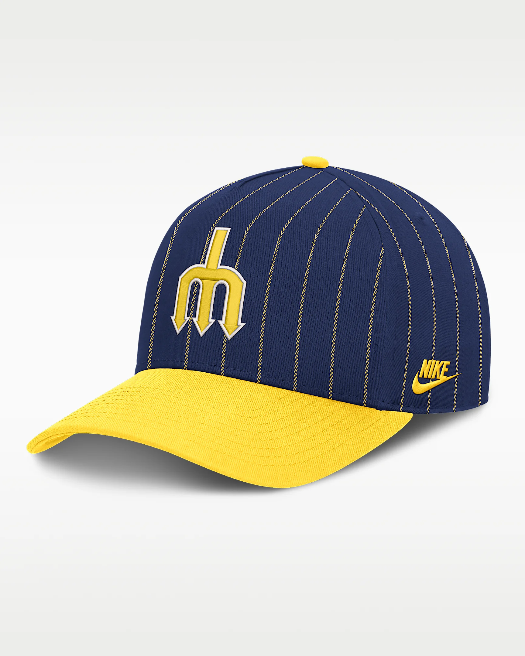 Seattle Mariners Cooperstown Rise Men's Nike MLB A-Frame Adjustable Hat - 1